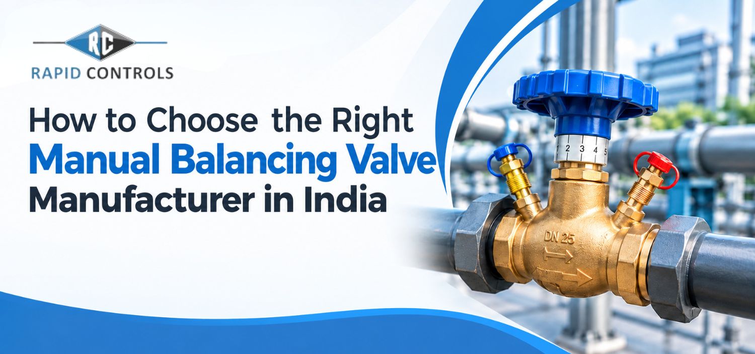 How to Choose the Right Manual Balancing Valve Manufacturer in India